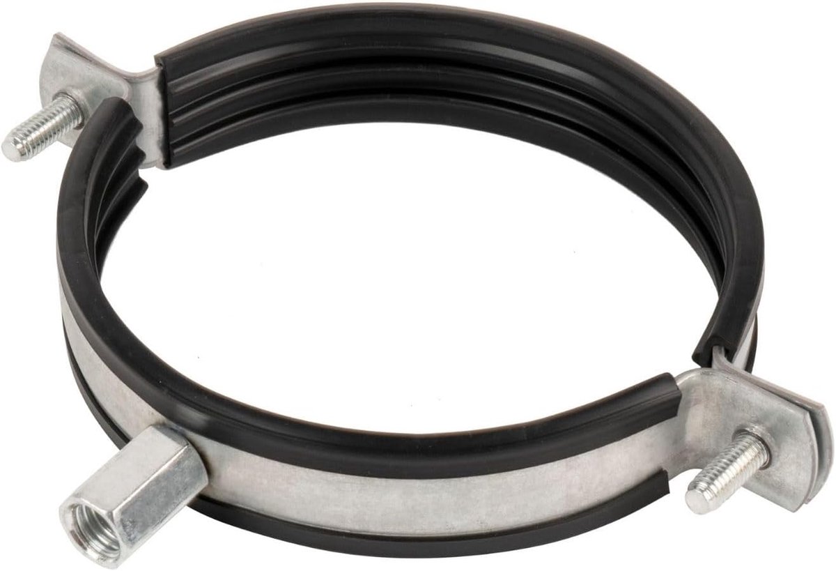 Slangklem 100 mm - met EPDM dempingsrubber - voor ventilatiebuis - stevig en temperatuurbestendig - ShopVlot