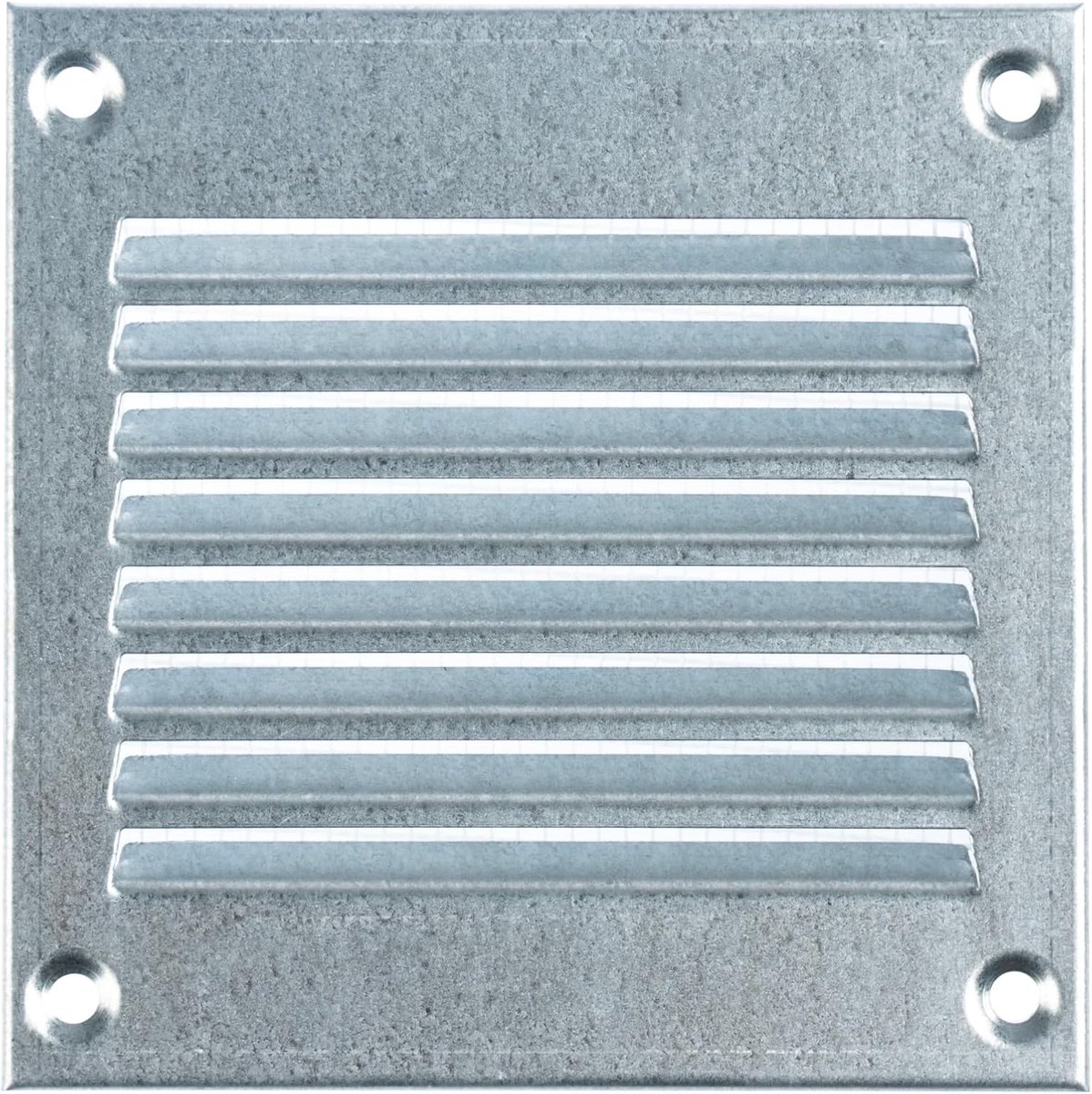 Ventilatierooster 100 x 10 cm - Gegalvaniseerd met insectenmesh - Bescherming tegen knaagdieren - ShopVlot