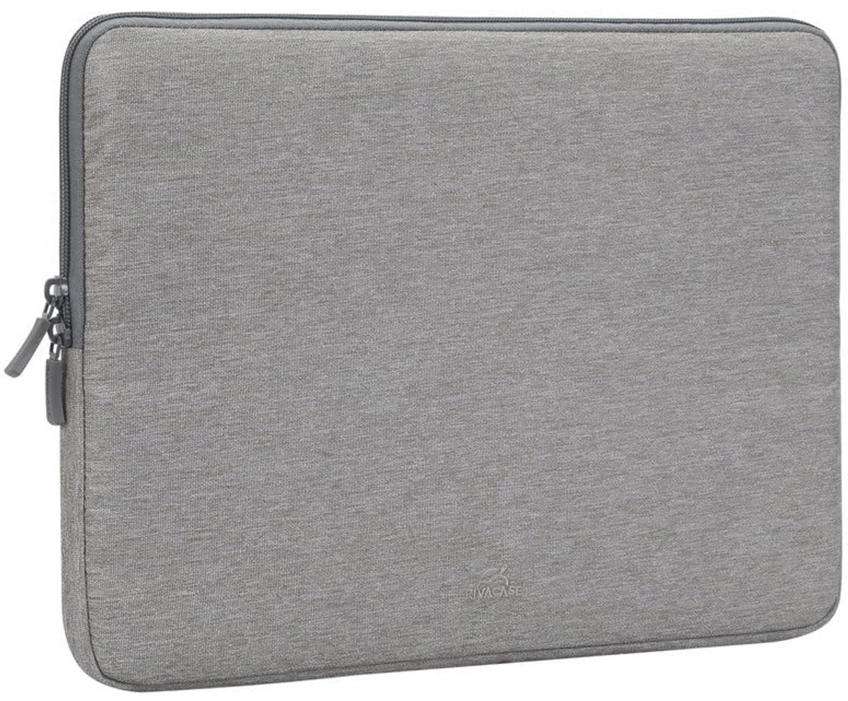 Notebookhoes 33.8 cm - grijs - stijlvol ontwerp - optimale bescherming voor je laptop - ShopVlot