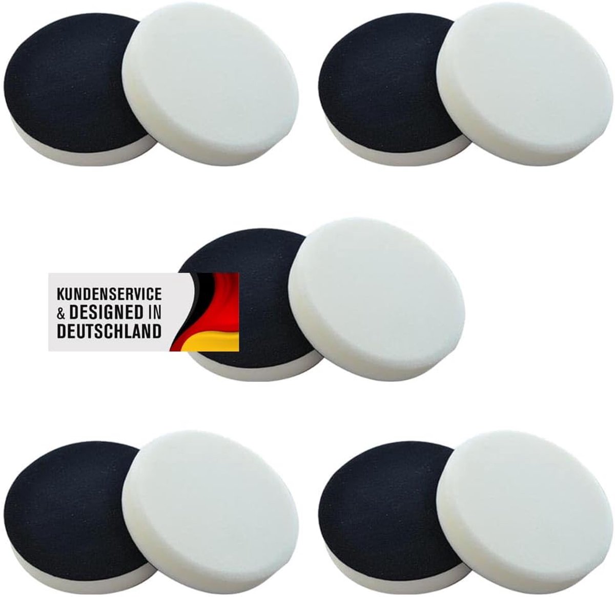 Polijstschuim 180 mm - Velcro - Diverse hardheden - Ideaal voor polijstmachine - ShopVlot