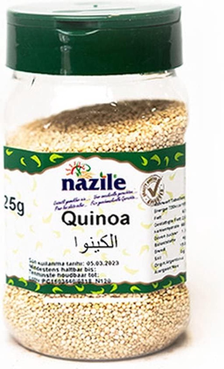 Quinoa zaden 2 x 225g - handige strooiverpakking - ideaal voor Midden-Oosterse gerechten - bron van eiwitten - ShopVlot