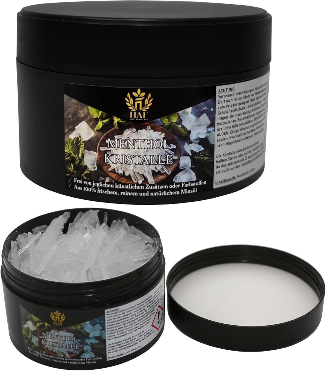 Sauna Crystals 50 g - 100% pure muntolie - Verfrissend effect - Vrije luchtwegen - ShopVlot