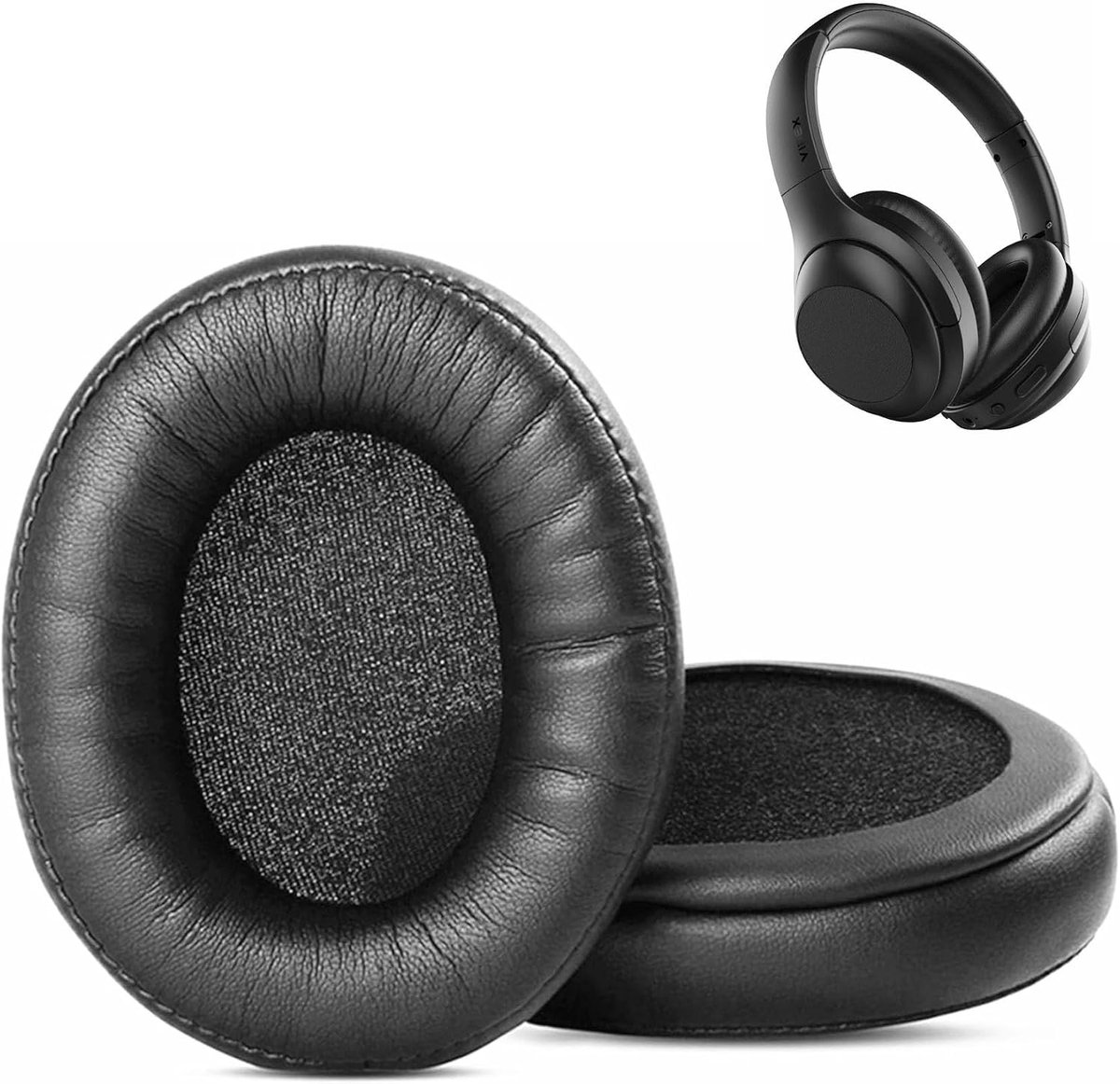 Vervangende oorkussens - geschikt voor VIPEX Active Noise Cancelling - protein leer en traagschuim - optimaal comfort - ShopVlot