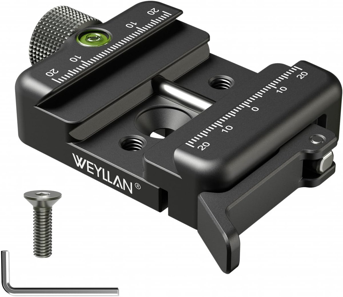 Quick Release Clamp Arca Swiss Stijl - Universele Klem - Inclusief Waterpas - Voor Snelle Verandering - ShopVlot