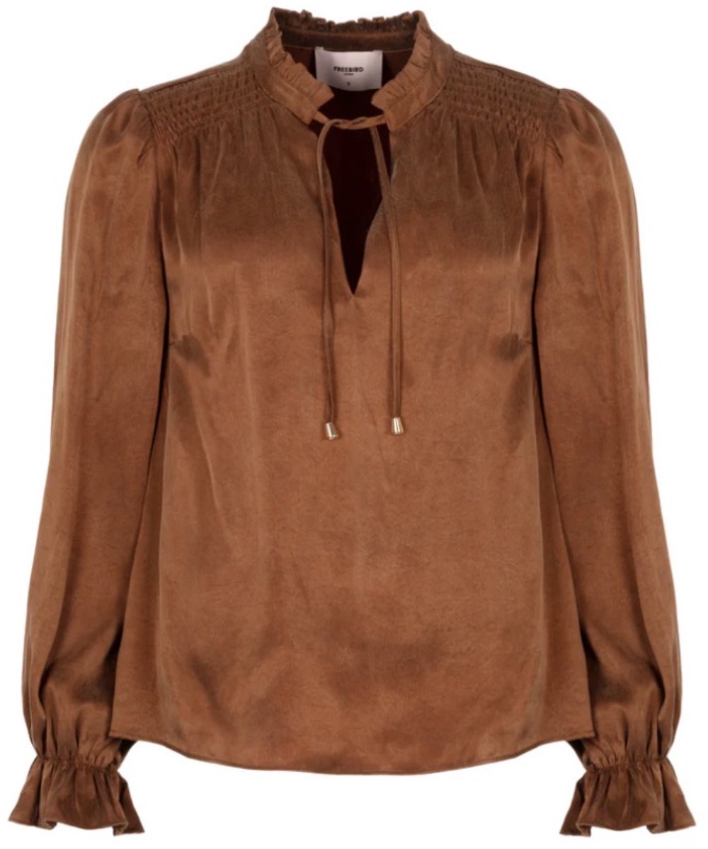 Freebird Sunday - Blouse - Bruin - S
