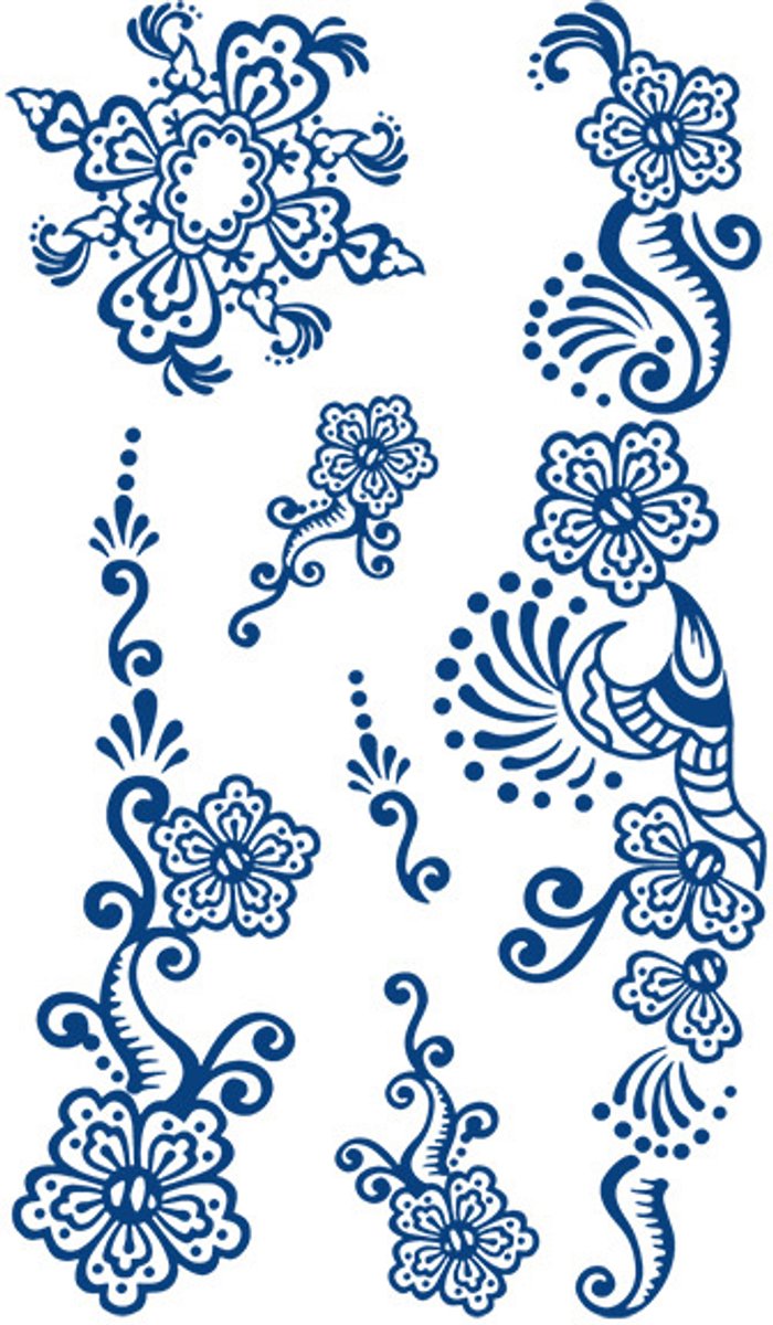 Tijdelijke tattoo Petal Dancer Set 2 weken