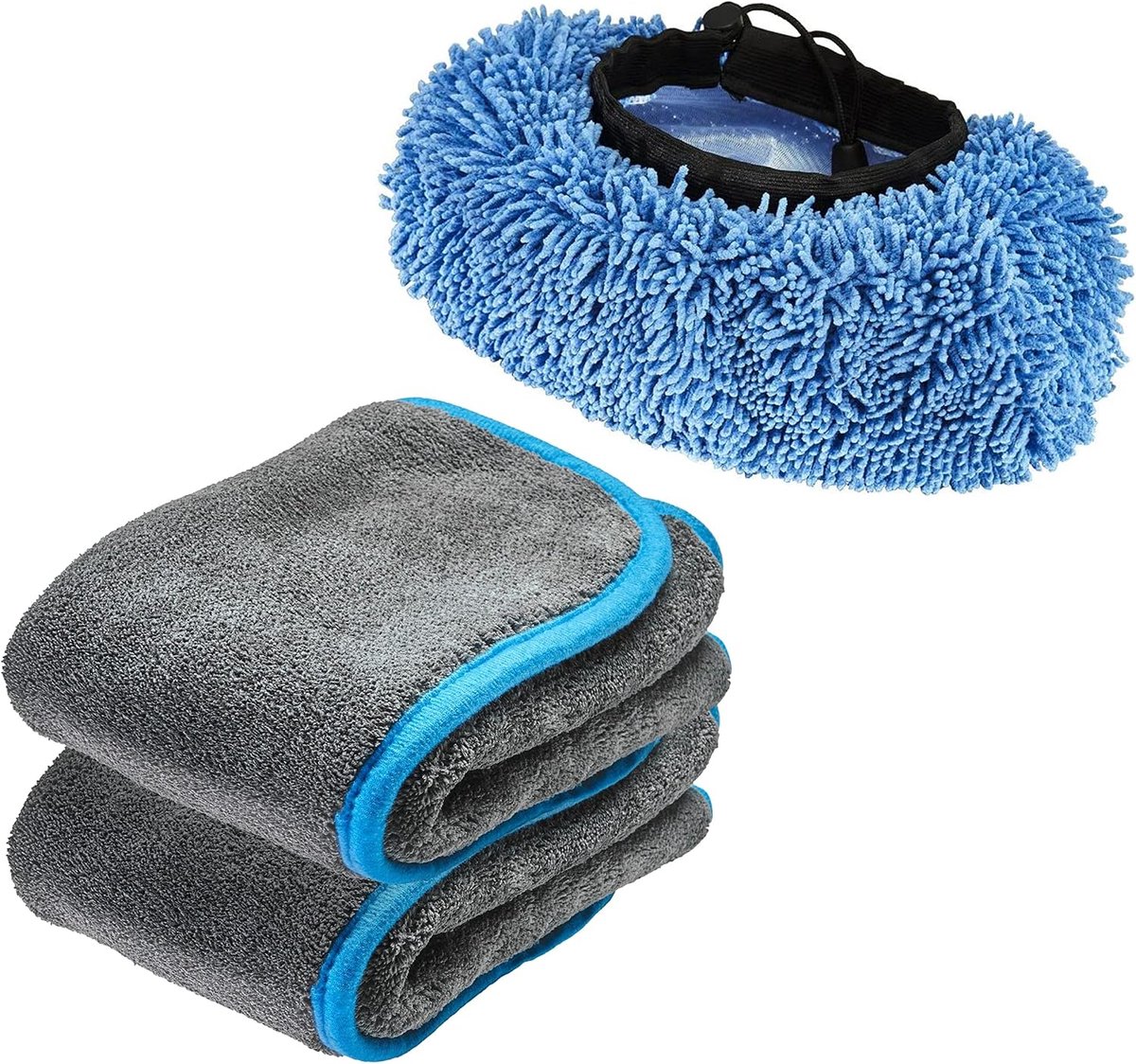 Autobos Borstel Cover - Premium Chenille - Perfecte Pasvorm - Optimale Resultaten - ShopVlot