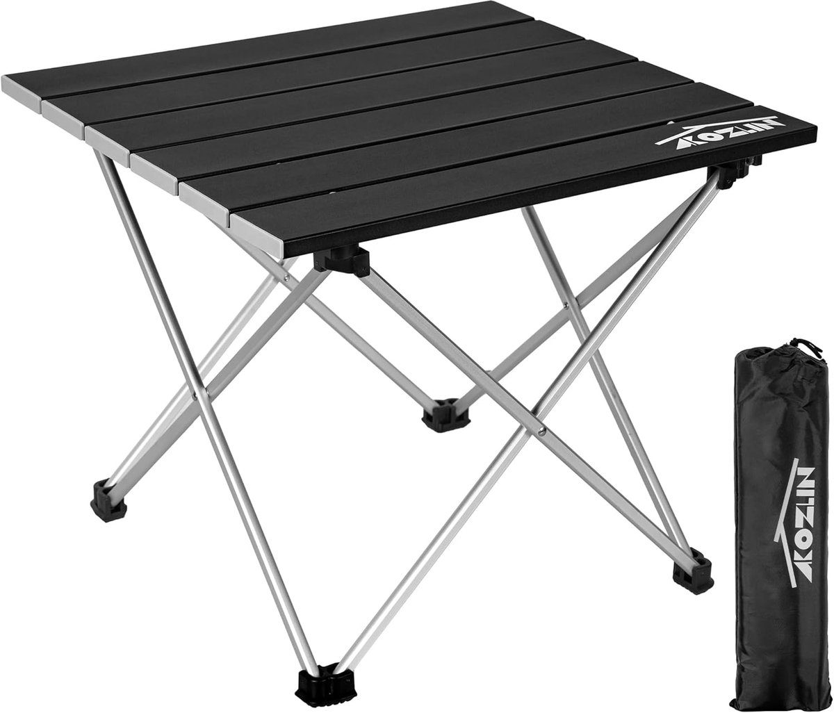 Campingtafel opvouwbaar - aluminium - lichtgewicht en draagbaar - ideaal voor picknick - ShopVlot