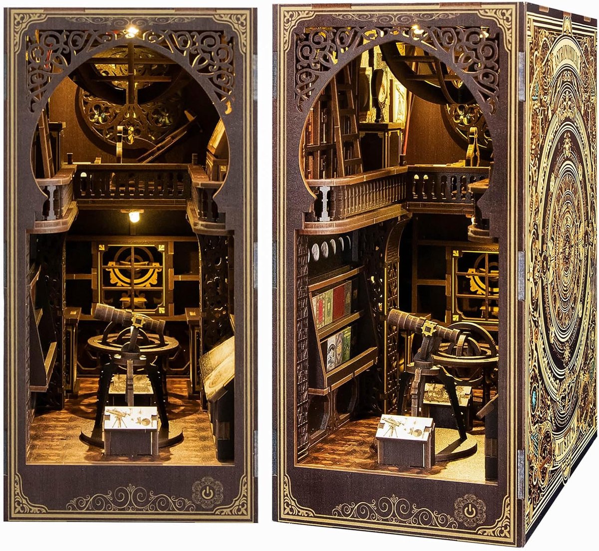 3D Boekensteun Museum Astronomie LED - DIY Miniaturen