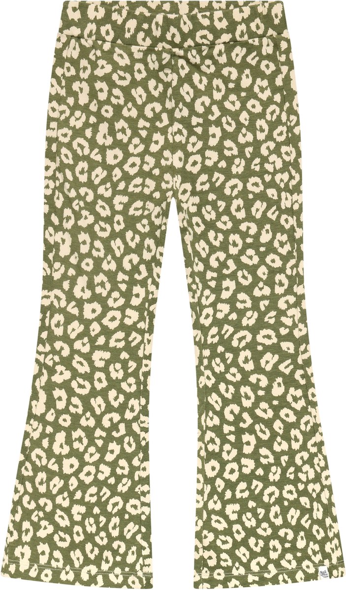 Noppies Legging flared all over print - Olivine - Maat 116
