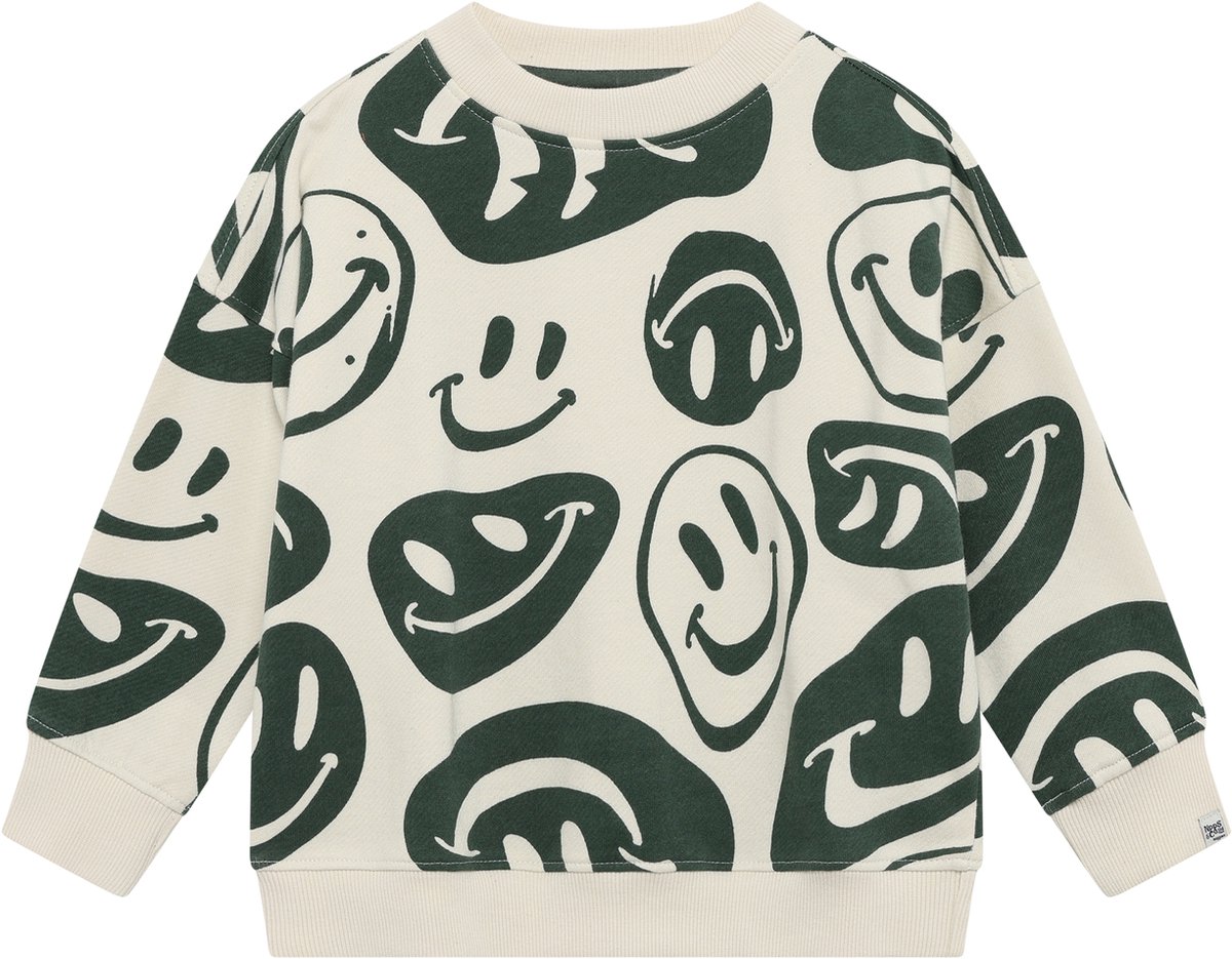 Noppies Trui all over print - Bone White - Maat 110