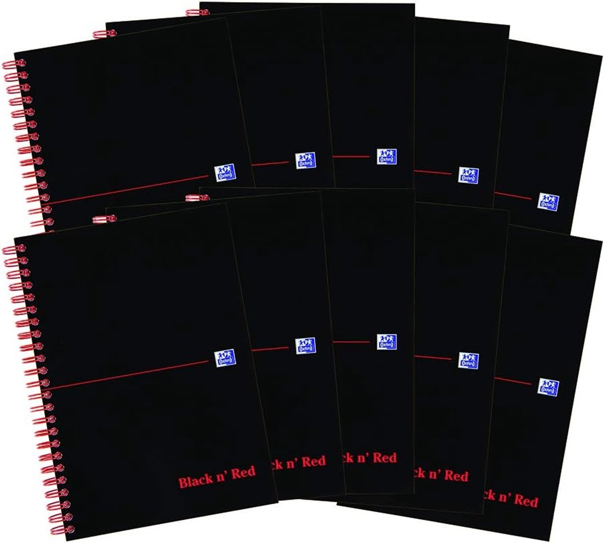 Notitieboek A5 - Zwarte kaft - Gevoerd - Ideaal voor notities - ShopVlot