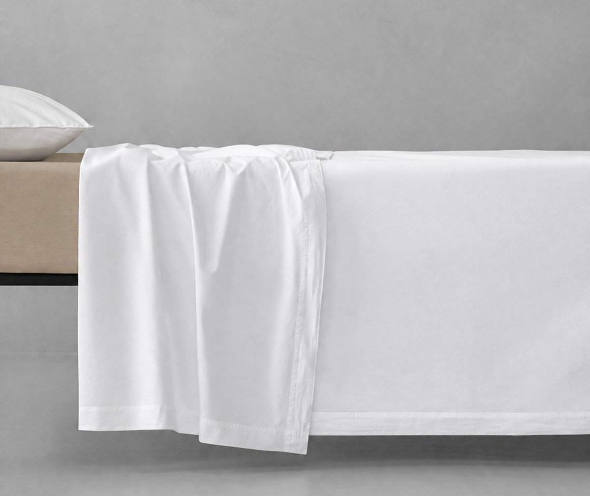 KOALA HUG Laken / Bovenlaken 180x290 cm – 100% TENCEL™ Lyocell Satijn – Sneeuwwit – 300 TC – Zijdezacht, Koel & Temperatuurregulerend – Ademend & Vochtabsorberend – Hypoallergeen – Hotelkwaliteit Beddengoed