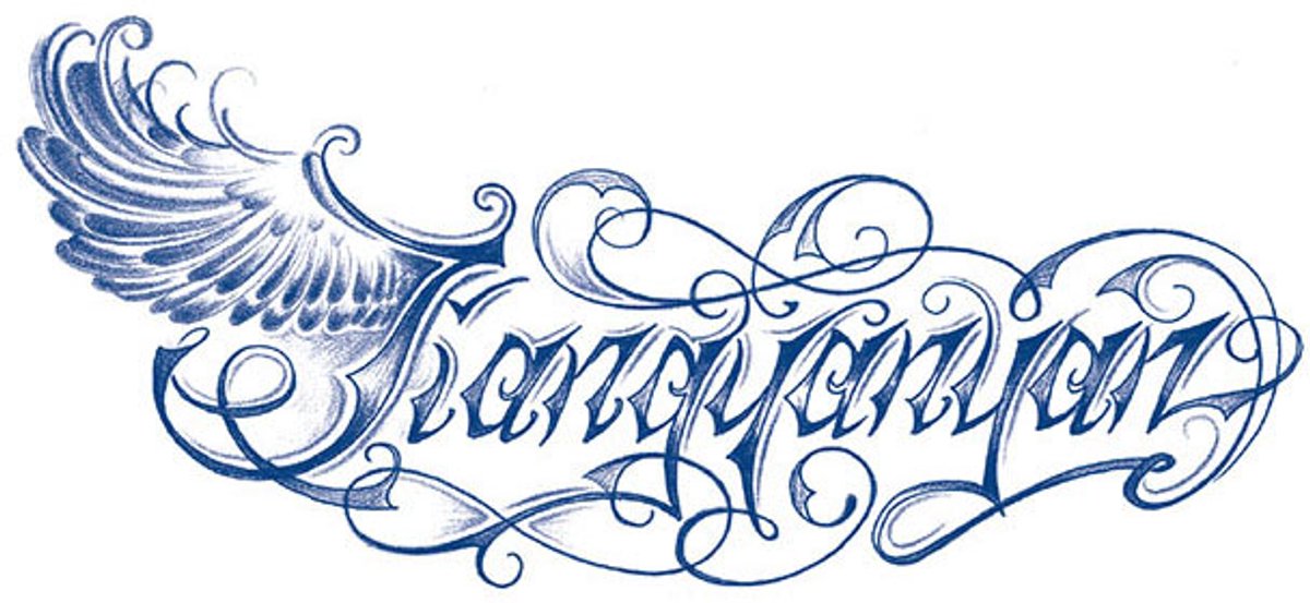 Tijdelijke tattoo Wings of Strength 2 weken