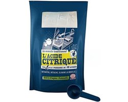 Le Briochin Acide Citrique Citroenzuur Poeder 450 g Ecocert - Set van 4 Stuks (1.8 kg Totaal) - Ecologisch Made in France - Voordeelverpakking