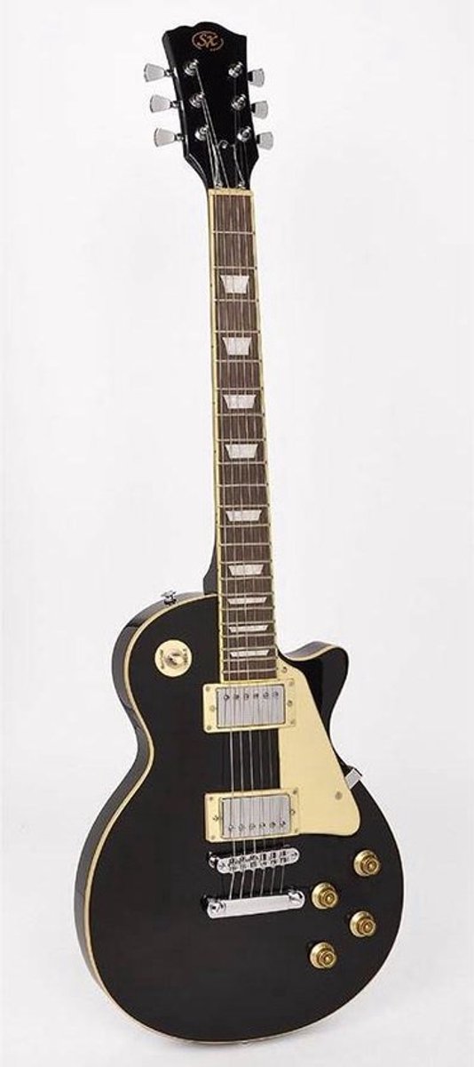 Elektrische gitaar SX EE3-BK Les Pauls Style Zwart