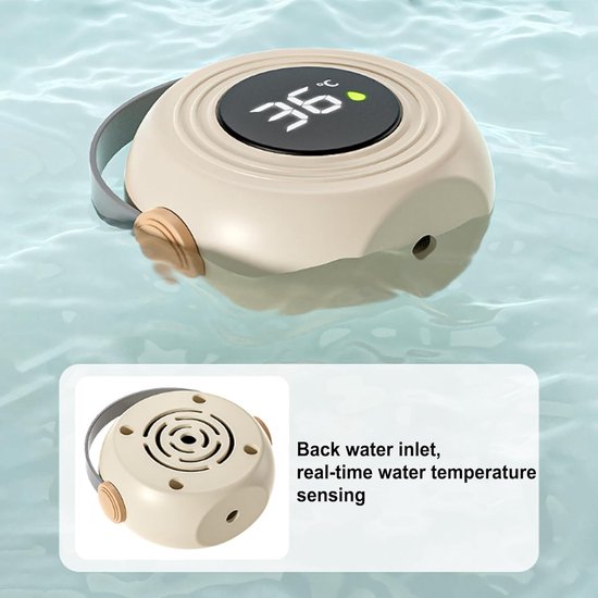 Thermometer voor baby's, badthermometer, veiligheid voor baby's, digitale thermometer, drijvend, waterdicht, voor zwembad, tuin, veilig bad — afbeelding 5