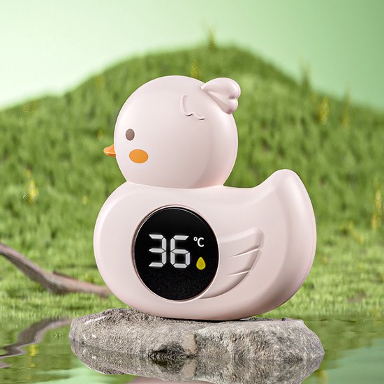 2pcs Bath Water Temperature Gauge for Boy Girl Accurate Floating Duck and Pink Animal Thermometer for Swimming Pools and Bathtubs Portable and Safe for Travel — afbeelding 4