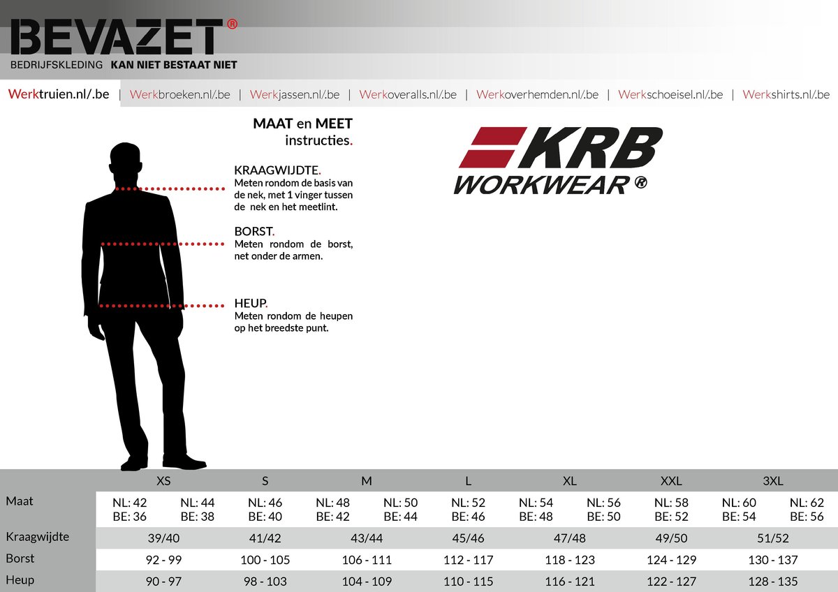 KRB Workwear® HUGO Hooded Sweater GrijsS