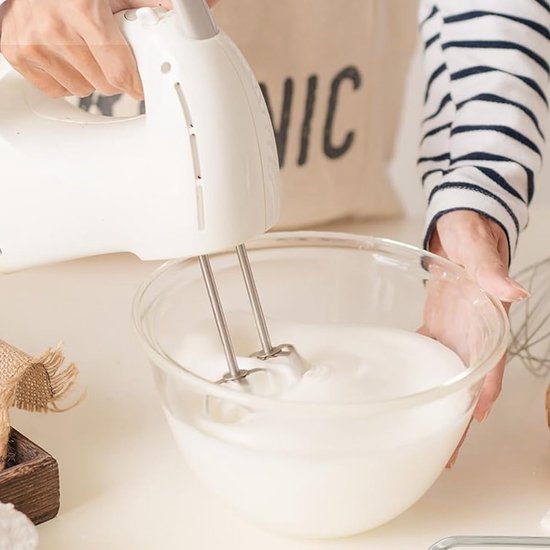 SnelShoppen - 2 Stuks Hand Mixer Kloppers RVS, Vervangende Opzetstukken voor Handmixers, Roestvrij Staal, 19 cm, Keuken Accessoires — afbeelding 5