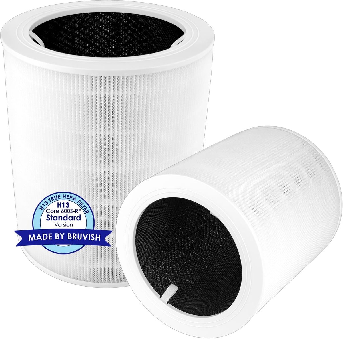 Thijox - 2-pack Vervangingsfilter Core 600S voor Luchtreiniger - H13 True HEPA - 3-in-1 Actieve Koolfilter - Milieuvriendelijk - Perfecte Filtratie