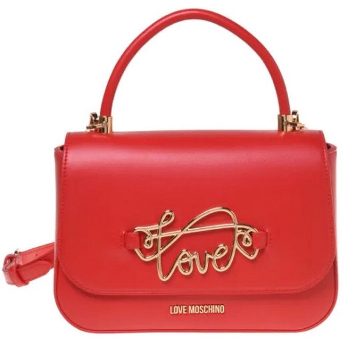 MOSCHINO LOVE MOSCHINO ROOD SCHOUDERHANDTAS 1 STUK