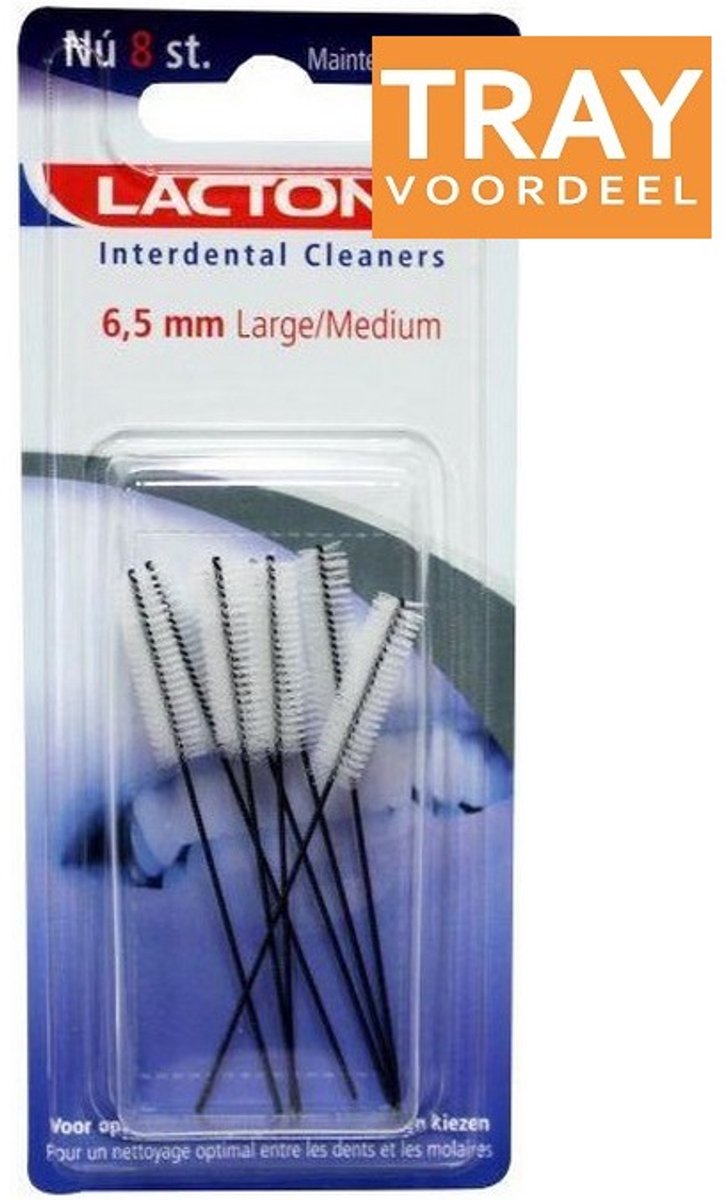 LACTONA INTERDENTAL CLEANERS 6,5 LARGE/MEDIUM TANDENRAGERS 24 X 8 STUKS