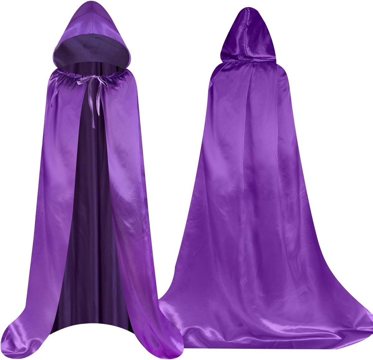 Zwarte Kapmantel voor Kinderen - Lange Hoody Cloak voor Halloween, Cosplay en Feestjes met Grim Reaper Thema