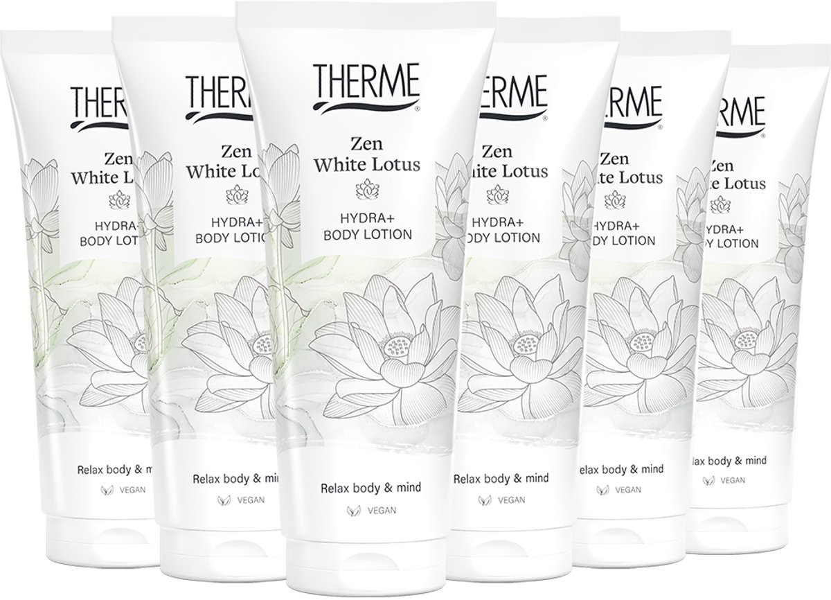 THERME Zen White Lotus Hydra+ Body Lotion 6 * 200ml