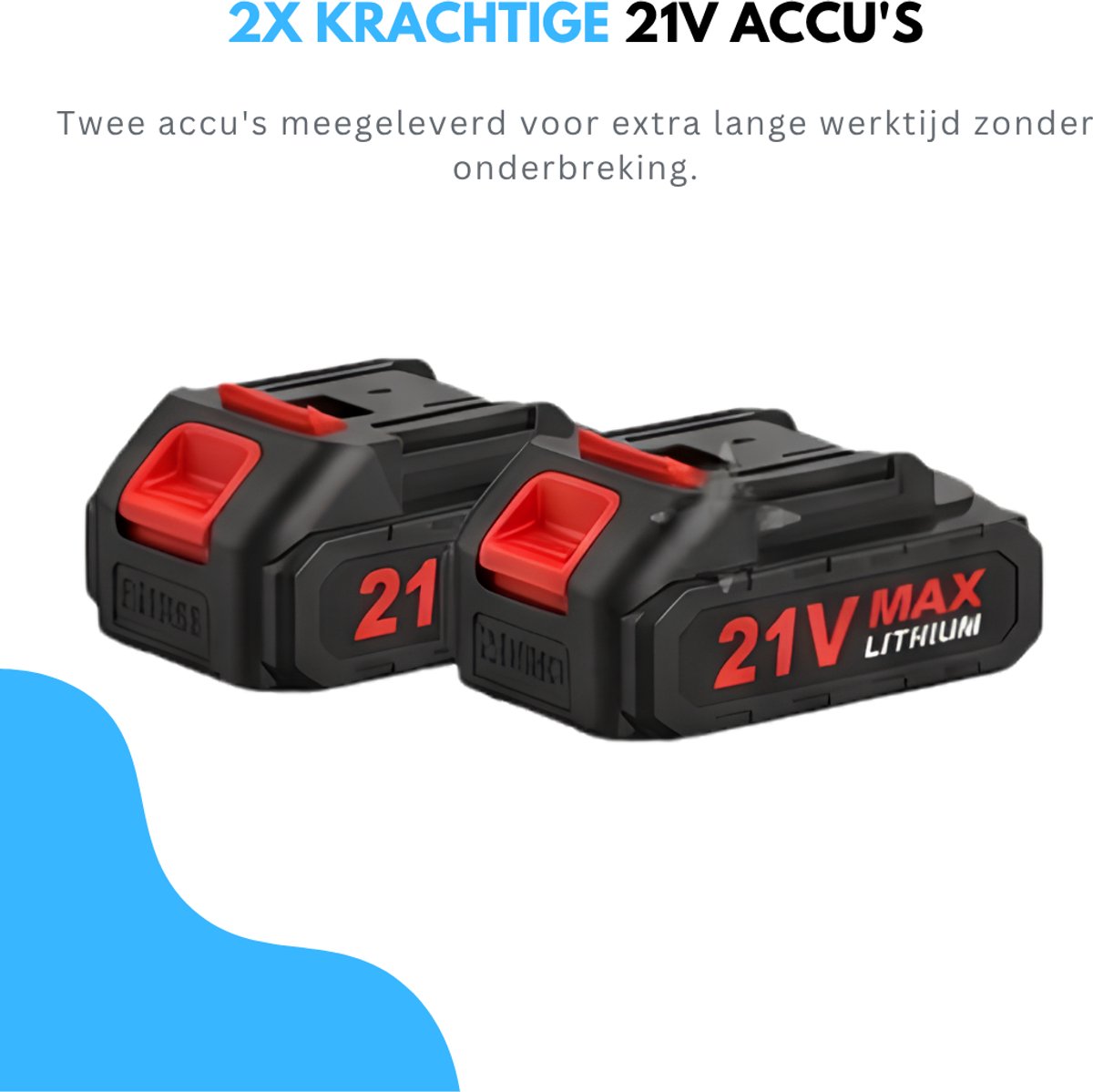 Truskore 4-in-1 Accu Tuingereedschap Set 244cm - 8 inch thumbnail 5