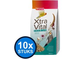 10x Beaphar - XtraVital grote parkiet 500gr - Vogelvoer - 500 g