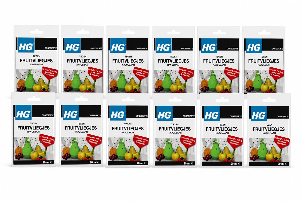 HG fruitvliegjes (20 ml) - 12 stuks