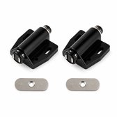 PROKING Kast deur pusher - Magnetische deurslot - Keukenkastje - Opener en sluiter - Zwart - 2 stuks