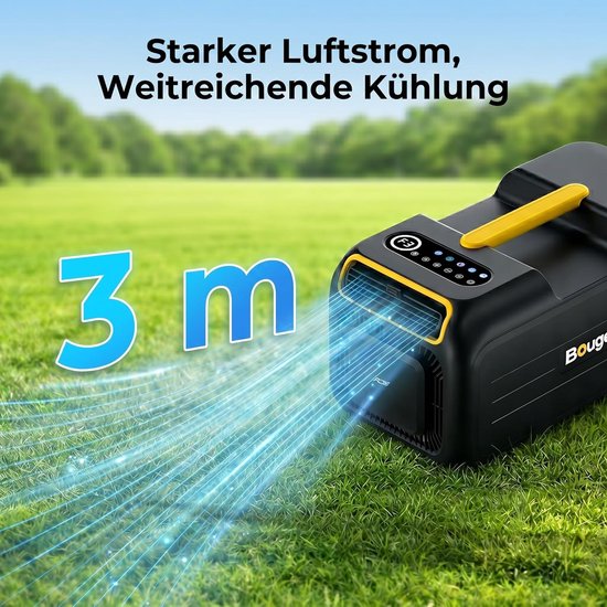 Draagbare airco met app - mobiele camping airconditioner 5-in-1 3500 BTU voor tent en camper