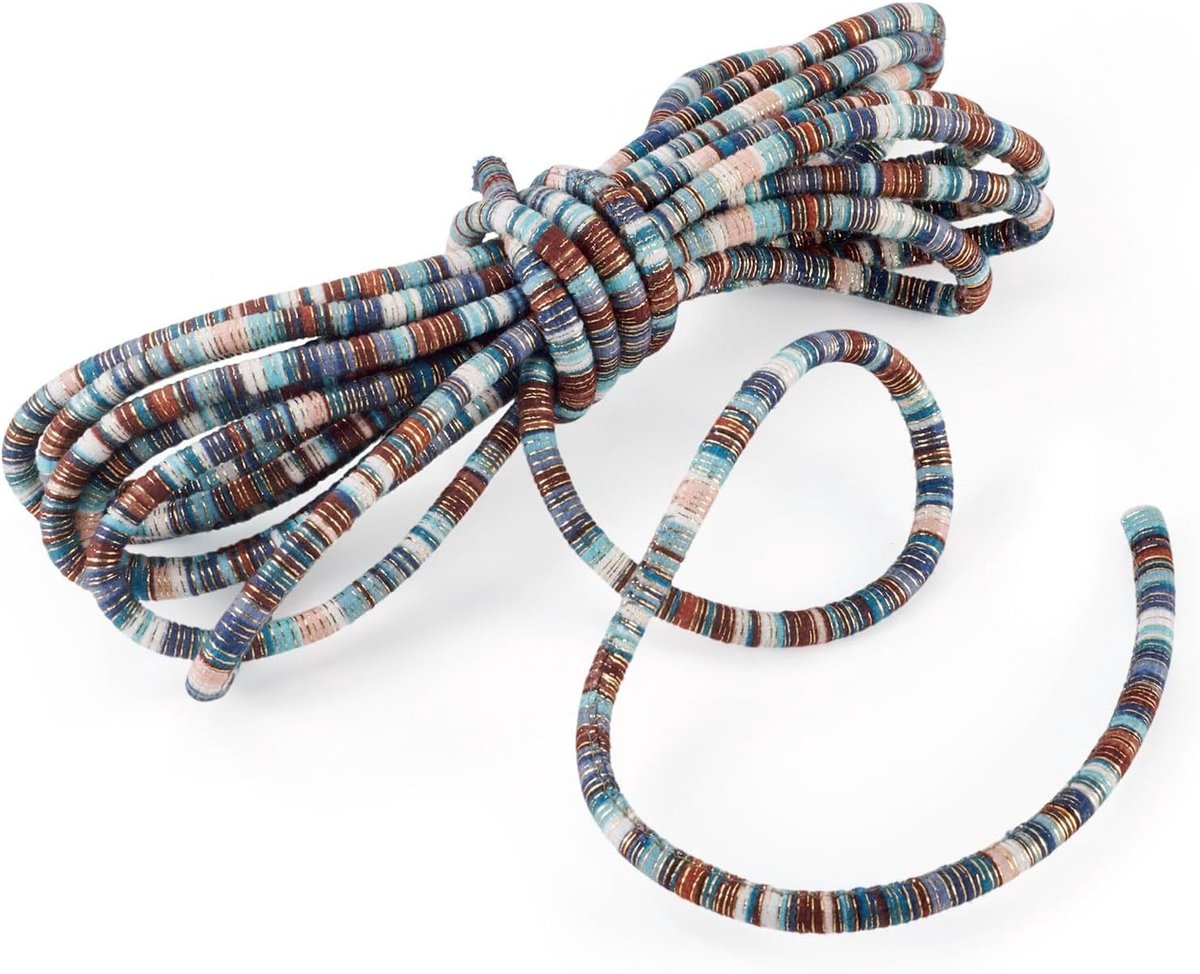 Etnische Gevlochten Koorden 5M voor DIY Lanyards, Armbanden en Sieraden Maken - 6mm Royal Blue