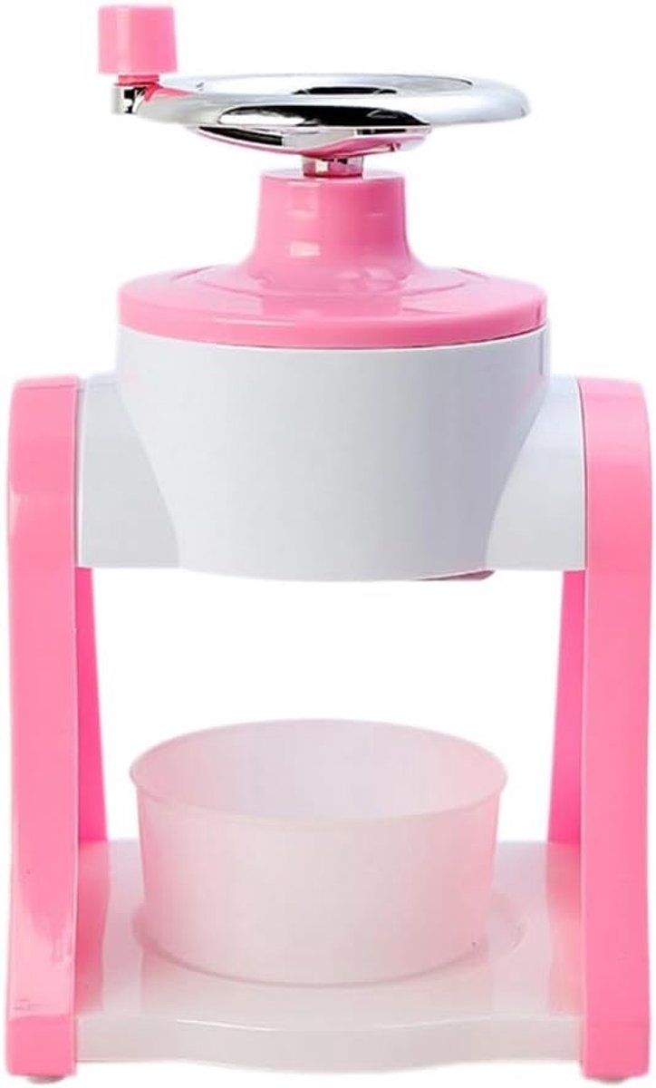 Handmatige mini ijsscheermachine met zwengel, draagbare sneeuwkegelmaker voor geschoren ijs en smoothies, geschikt voor picknick en thuis