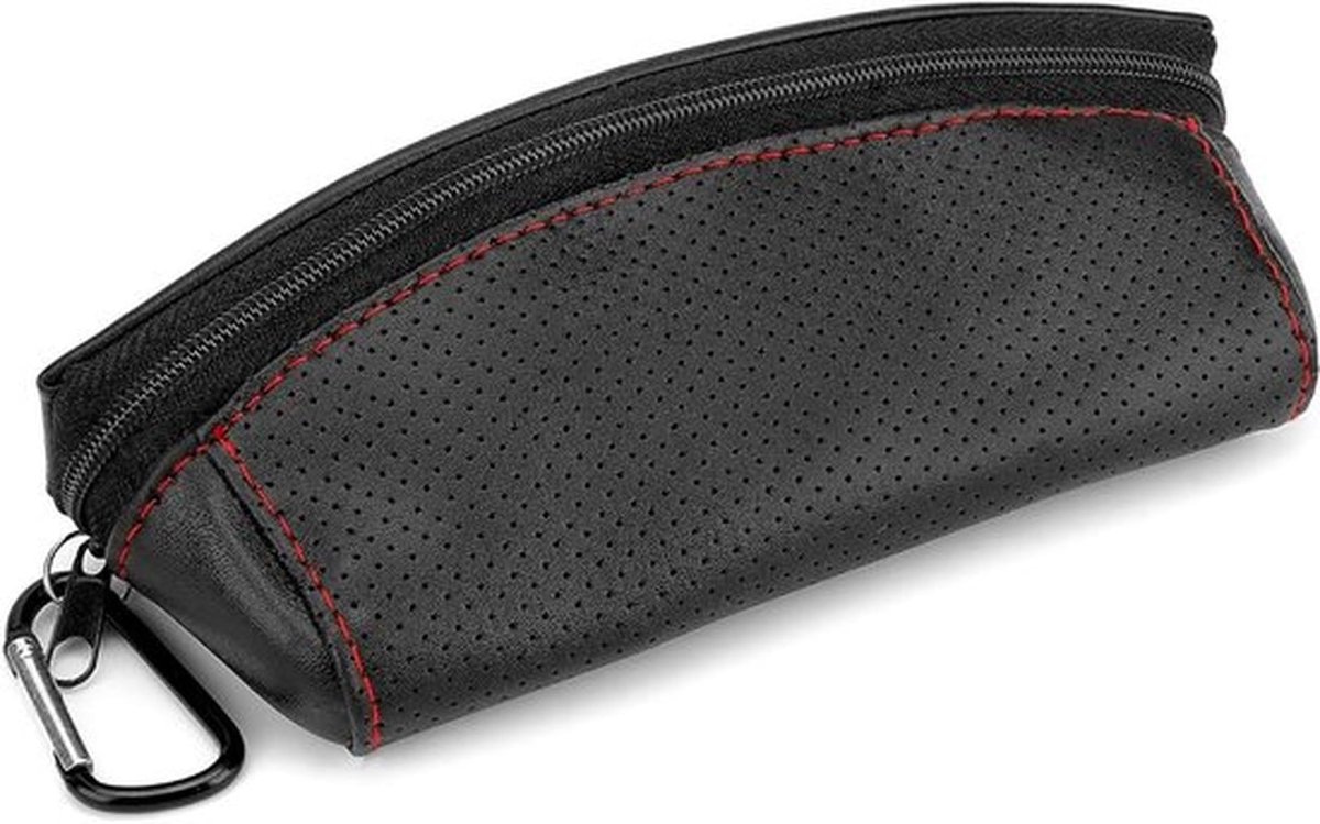 Zonnebrillenhoes - Brillenhoezen - Set van 2 - Extra Groot - Reistas - Compatibel voor Ray-Ban - Zwart Grote Zonnebrillenhoes, Set van 2 Grote Brillenhoezen voor Zonnebrillen, Reistas voor Zonnebrillen Compatibel met Verschillende Modellen.