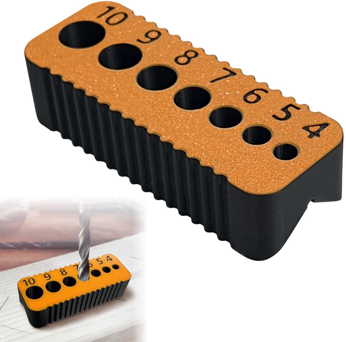 1 stuks draagbare handboorhouder - 7 universele inch maten, multifunctionele precies boorklem voor vakmensen