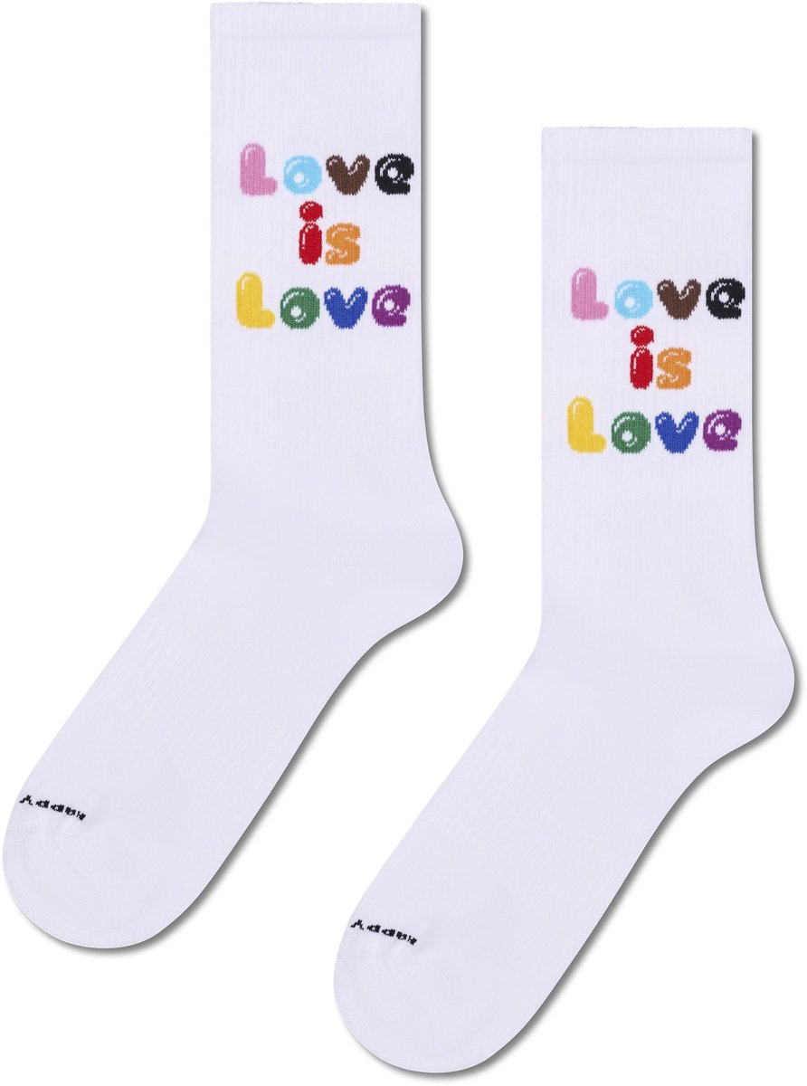 Happy Socks - Love Is Love Sneaker Sock - Dames - Sokken