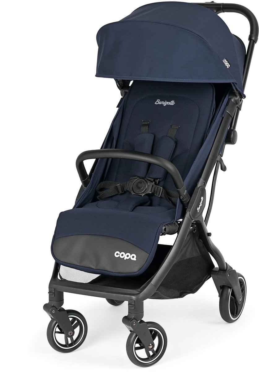 SnelShoppen - Kinderwagen Buggy COPA BLUE - Lichtgewicht Opvouwbare Buggy voor Baby's vanaf Geboorte tot 22 kg - Perfect voor Wandelen, Reizen en Dage