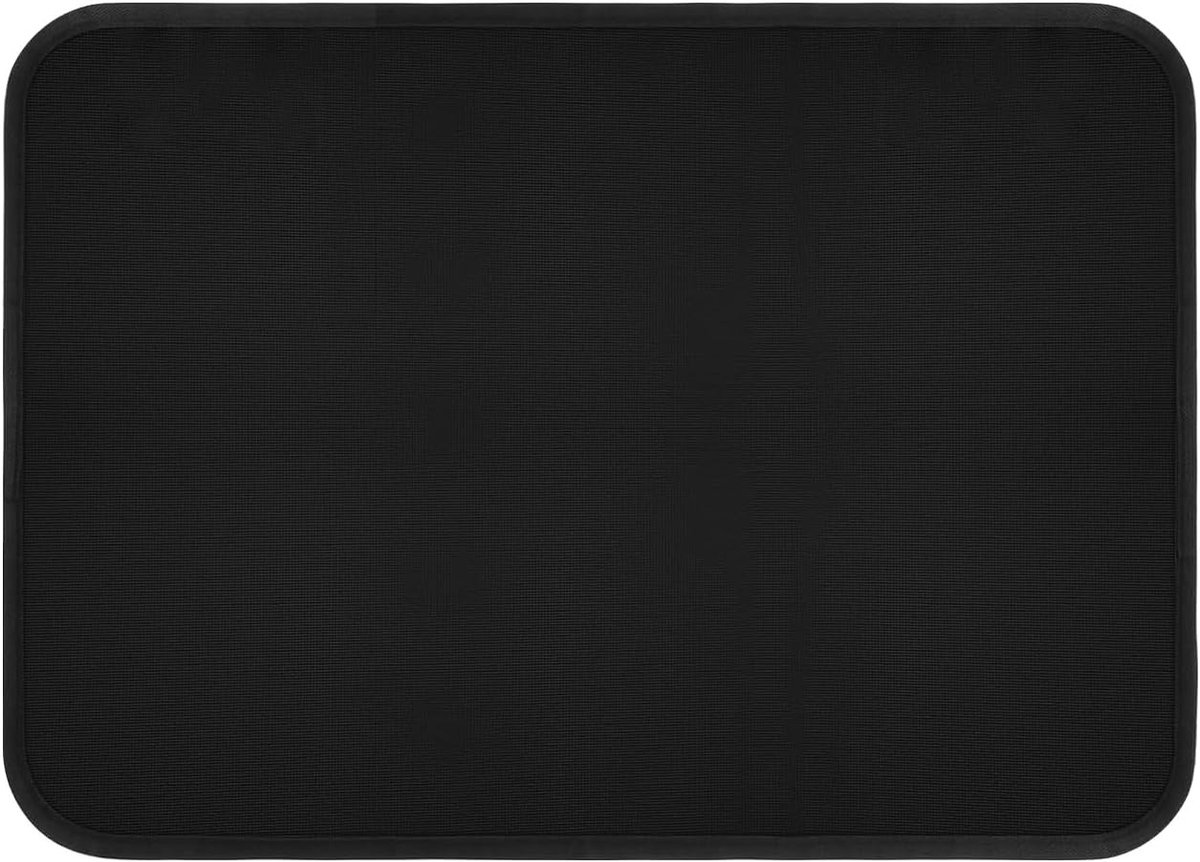 Hitzebestendige onderlaag 45x38cm van PU-leer voor bescherming van keukenblad tegen hitte, krassen en olievlekken, waterdichte antislipmat voor koffiezetapparaat en heteluchtfriteuse