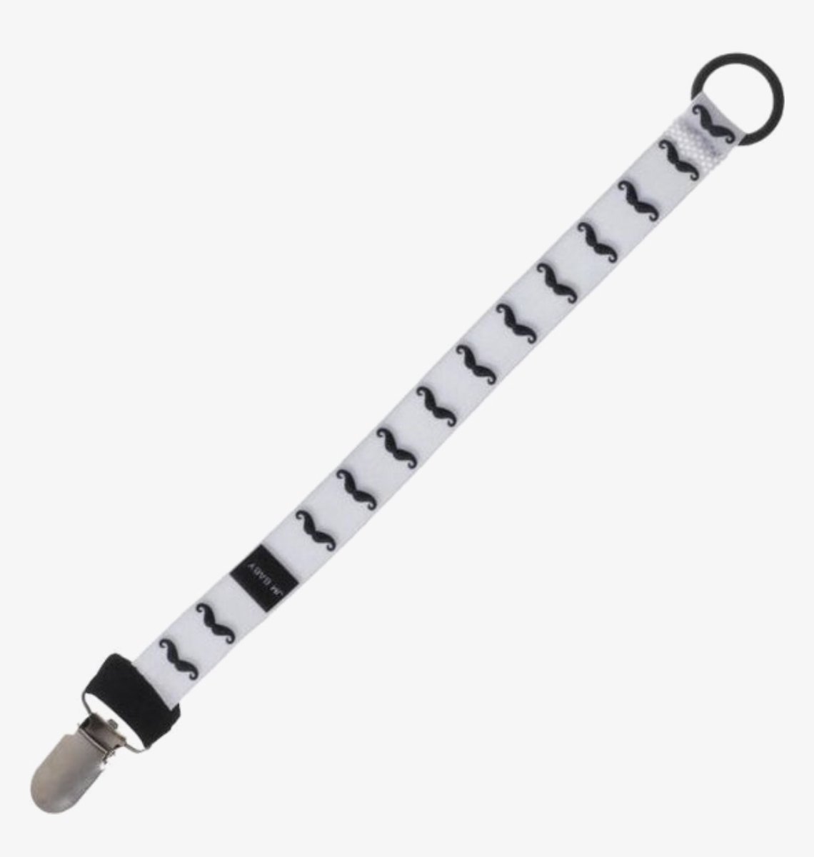 Speenkoord snor mustache - baby - slapen - moe - spelen - tuut