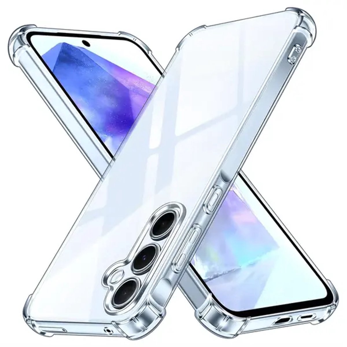 GREEN ON Gorilla Anti Burst Case geschikt voor Galaxy S26 - Doorzichtig