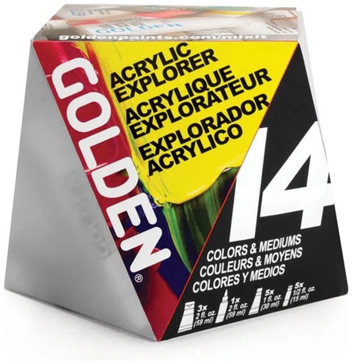 Golden Acryl Explorer 14 Set