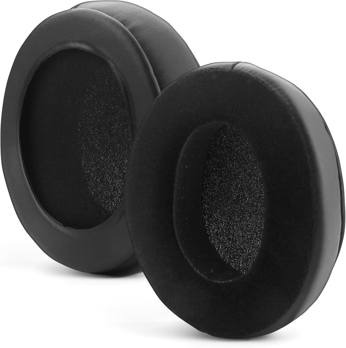Verwisselbare Velvet Oorkussens voor Hoofdtelefoons zoals M50x, Arctis 7 en MDR-7506 met Geheugenfoam Earmuffs en Comfortabele Earcups