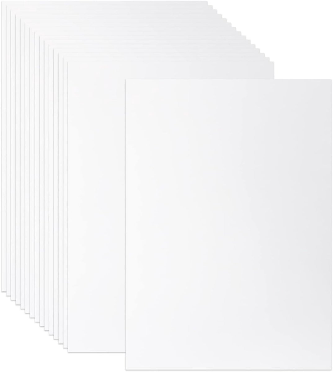 50 A4 Fotokarton Vellen 250g - 21 x 29,7 cm, Wit, Dikke Kaart, Perfect voor Knutselen en Printen