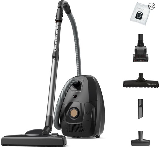 Stofzuiger met Zak Rowenta G-FORCE Effitech 400W Zwart RO6180EA