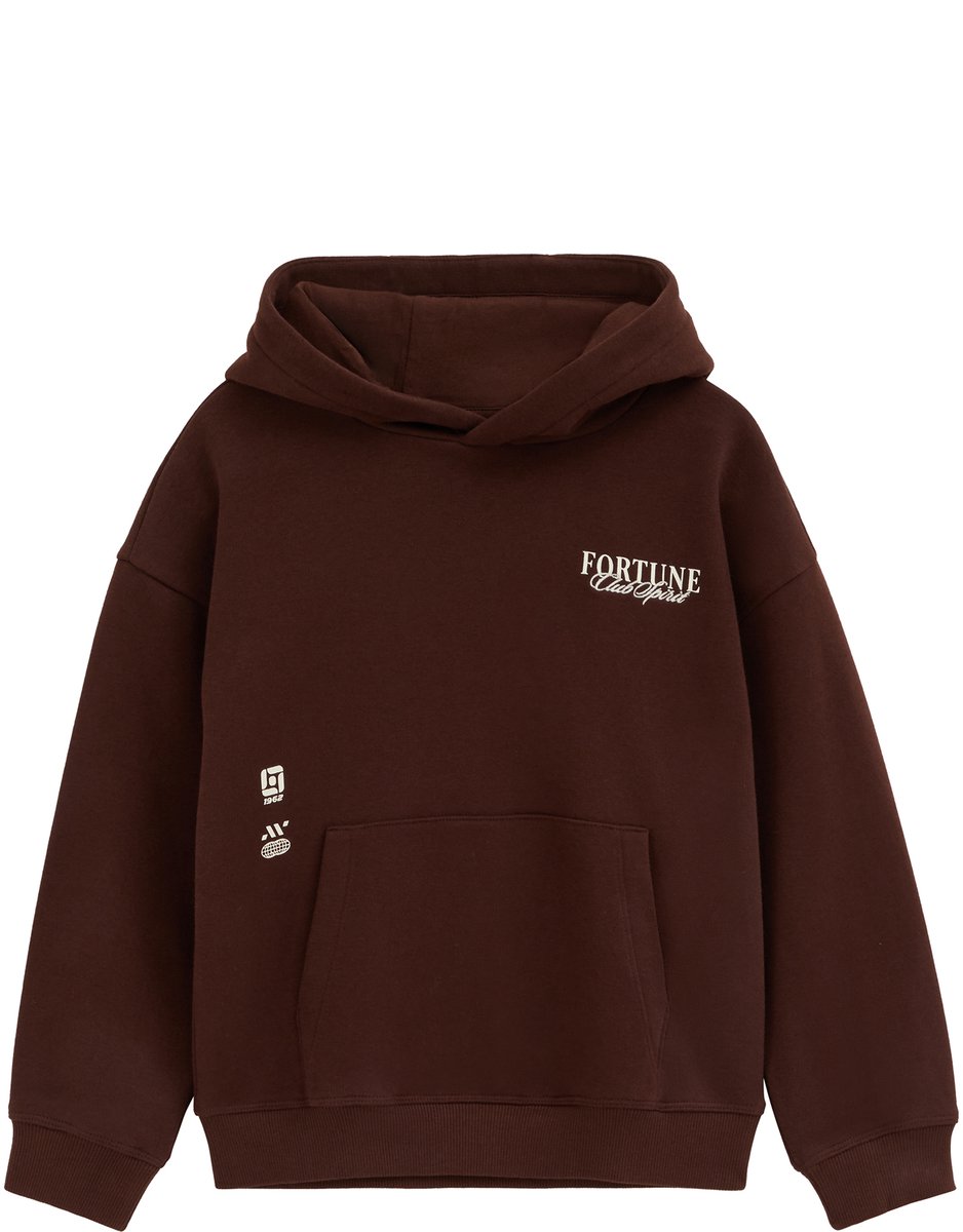 WE Fashion Jongens hoodie met print en embroidery