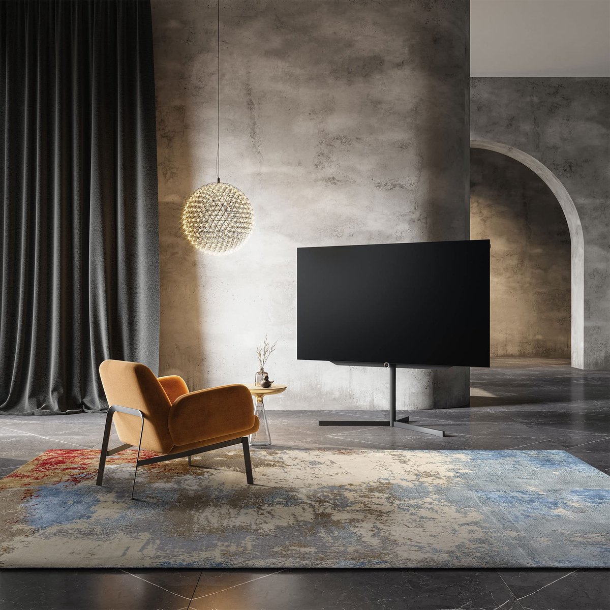 SnelShoppen - Hedendaags alpenwollen tapijt, groot rechthoekig vloerkleed, zacht en comfortabel, 300 x 200 cm, ivoor-lichtblauw voor woonkamer en slaa