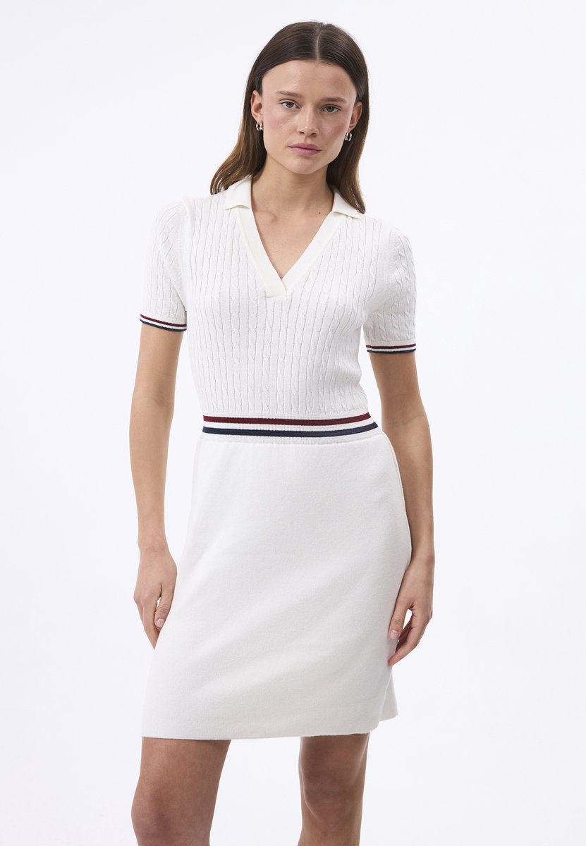 Felix Hardy Midi Zomer Kleid Dames Ecru - L